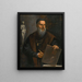 Portrait de Titien - Pietro della Vecchia — gerahmtes Bild an der Wand