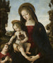 Die Jungfrau mit dem Kind Jesus und Johannes dem Täufer - Pinturicchio — Ansicht des Kunstwerks