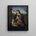 Jungfrau mit Kind - Pinturicchio — gerahmtes Bild an der Wand
