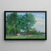 Landschaft der Landschaft - Piotr Hipolit Krasnodbski — gerahmtes Bild an der Wand