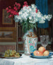 Stillleben mit Blumenstrauß aus Phlox - Piotr Hipolit Krasnodbski — Ansicht des Kunstwerks