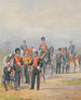 Eine Gruppe von Offizieren und Männern des Dragonerregiments der Leibgarde - Piotr Ivanovich Balashov — Ansicht des Kunstwerks