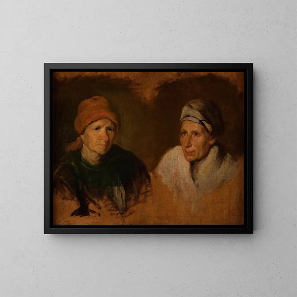 Frauen vom Land - Piotr Michałowski — gerahmtes Bild an der Wand