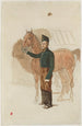 Palefrenier avec un cheval - Piotr Michałowski — Ansicht des Kunstwerks