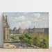 Reproduktion des Gemäldes Place du Carrousel, Paris - Camille Pissarro
