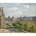 Reproduktion des Gemäldes Place du Carrousel, Paris - Camille Pissarro