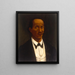 Selbstporträt - José Casimiro Bacener — gerahmtes Bild an der Wand