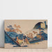 Reproduktion des Gemäldes Poème de Teishin Ko (Fujiwara no Tadahira) - Katsushika Hokusai