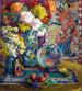 Fische, Früchte und Blumen - Kathryn E Cherry — Ansicht des Kunstwerks