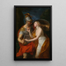 Allegorie des Friedens und des Krieges - Pompeo Batoni — gerahmtes Bild an der Wand