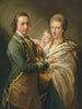 Arthur Saunders Gore, Vizegraf von Sudley, später 2. Graf von Arran 1734-1809 und seiner Ehefrau - Pompeo Batoni — Ansicht des Kunstwerks