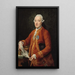 Don José Moñino y Redondo, Graf von Floridablanca - Pompeo Batoni — gerahmtes Bild an der Wand
