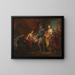Studie für Antiochus und Stratonice - Pompeo Batoni — gerahmtes Bild an der Wand