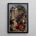 Die Niederlage von Simon Magus - Pompeo Batoni — gerahmtes Bild an der Wand