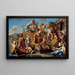 Der Triumph von Venedig - Pompeo Batoni — gerahmtes Bild an der Wand