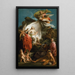 Le Temps dévoilant la Vérité - Pompeo Batoni — gerahmtes Bild an der Wand
