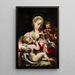 Die Heilige Familie - Pompeo Cesura — gerahmtes Bild an der Wand