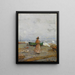 Am Meer - Pompeo Mariani — gerahmtes Bild an der Wand