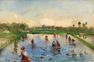 Pompeo Mariani - In the Rice Field Zelata.webp
