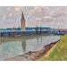 Reproduktion des Gemäldes Hafen in Nieuport (Belgien) - Alfred Zoff