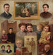 Portrait einer Familiengruppe der Kalinowski-Familie mit Selbstporträt des Künstlers - Adrian Gbocki — Ansicht des Kunstwerks