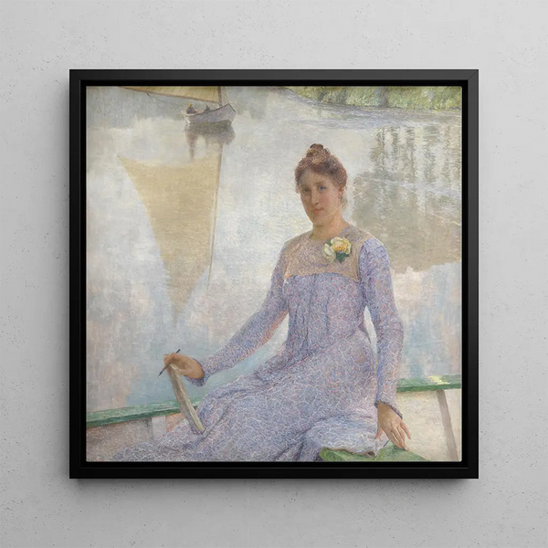 Portrait d'Anna de Weert - Emile Claus