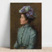 Reproduktion des Gemäldes Portrait von Elisabeth Sophia Maria (Betsy) Cavalini - Piet Mondrian