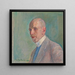 Portrait von Émil Hasselblatt - Harald Brun — gerahmtes Bild an der Wand