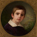 Portrait d'enfance de Ferdynand Radziwi - Johannes Samuel Otto — in einem Innenraum präsentiert