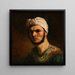 Portrait eines Kalabriers - Jacques-Raymond Brascassat — gerahmtes Bild an der Wand