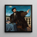 Portrait eines Mannes - Lorenzo Lotto — gerahmtes Bild an der Wand