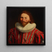 Portrait eines Mannes - Nachfolger von Simon Vouet — gerahmtes Bild an der Wand