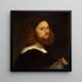 Portrait eines Mannes - Titien — gerahmtes Bild an der Wand