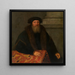Portrait eines Mannes - Willem Key — gerahmtes Bild an der Wand