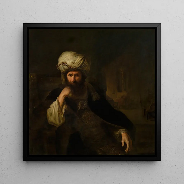 Portrait d'un homme en tenue orientale - Christian Wilhelm Ernst Dietrich