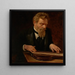 Portrait eines Musikers - Aleksander Sochaczewski — gerahmtes Bild an der Wand