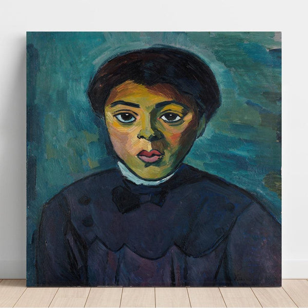 Reproduktion des Gemäldes Portrait einer Mädchen - Alexander Kanoldt