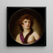 Portrait einer jungen Frau - Carl Christian Kanz — gerahmtes Bild an der Wand