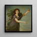 Portrait einer jungen Frau unter den Zügen von Atalante - Élisabeth Louise Vigée Le Brun — gerahmtes Bild an der Wand