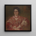 Portrait von Dorothea A. Dreier - Walter Shirlaw — gerahmtes Bild an der Wand