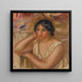 Portrait de Gabrielle - Pierre-Auguste Renoir — gerahmtes Bild an der Wand
