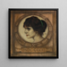 Portrait von Gemma Bierbaum - Franz von Stuck — gerahmtes Bild an der Wand
