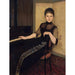 Reproduktion des Gemäldes Portrait der Jonkvrouwe Maria Francisca Louisa Dommer van Poldersveldt - Fernand Khnopff