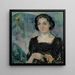 Portrait von Frau Bertha Stenman - Jalmari Ruokokoski — Wandpräsentation des Kunstwerks
