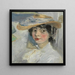 Portrait de Natalia Goncharova - Michael Larionov — gerahmtes Bild an der Wand