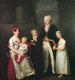 Familienporträt des Lübecker Kaufmanns Marc André Souchay 1759-1814, seiner Frau Cornelia 1765-1838 und ihrer Kinder - Friedrich Carl Gröger — Ansicht des Kunstwerks