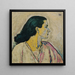 Portrait einer Frau in Profil - Koloman Moser — gerahmtes Bild an der Wand