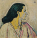 Portrait einer Frau in Profil - Koloman Moser — Ansicht des Kunstwerks