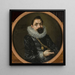 Portrait Doppel von Johann Christoph Oelhofen - Lorenz Strauch — Wandpräsentation des Kunstwerks