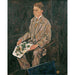 Portrait des Dr. Franz Martin Haberditzl von Egon Schiele — in einem Innenraum präsentiert